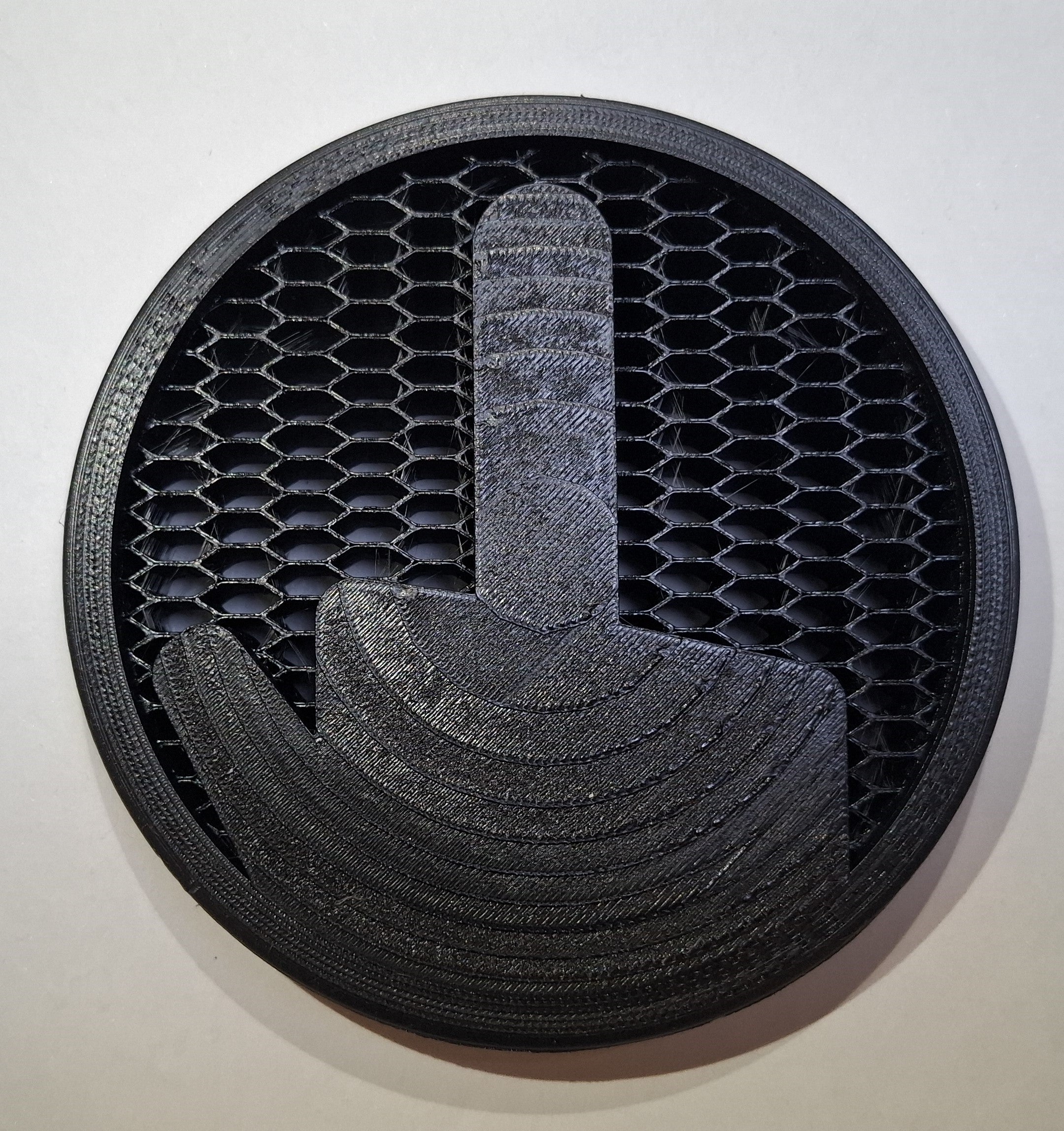 Custom Kühlergrill Emblem - Mittelfinger Design -  3D Druck VW kompatibles Clip-System