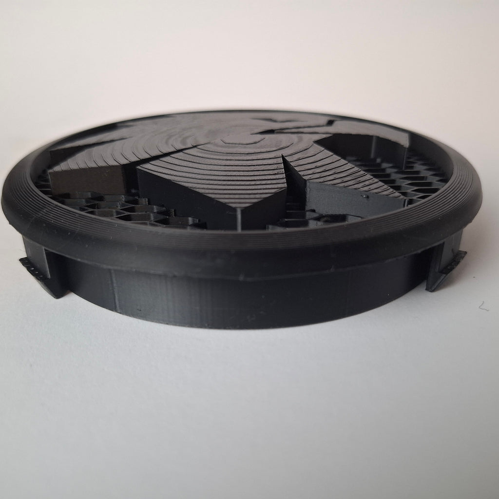 Custom Adler Emblem VW kompatibel Clip-System Detailansicht