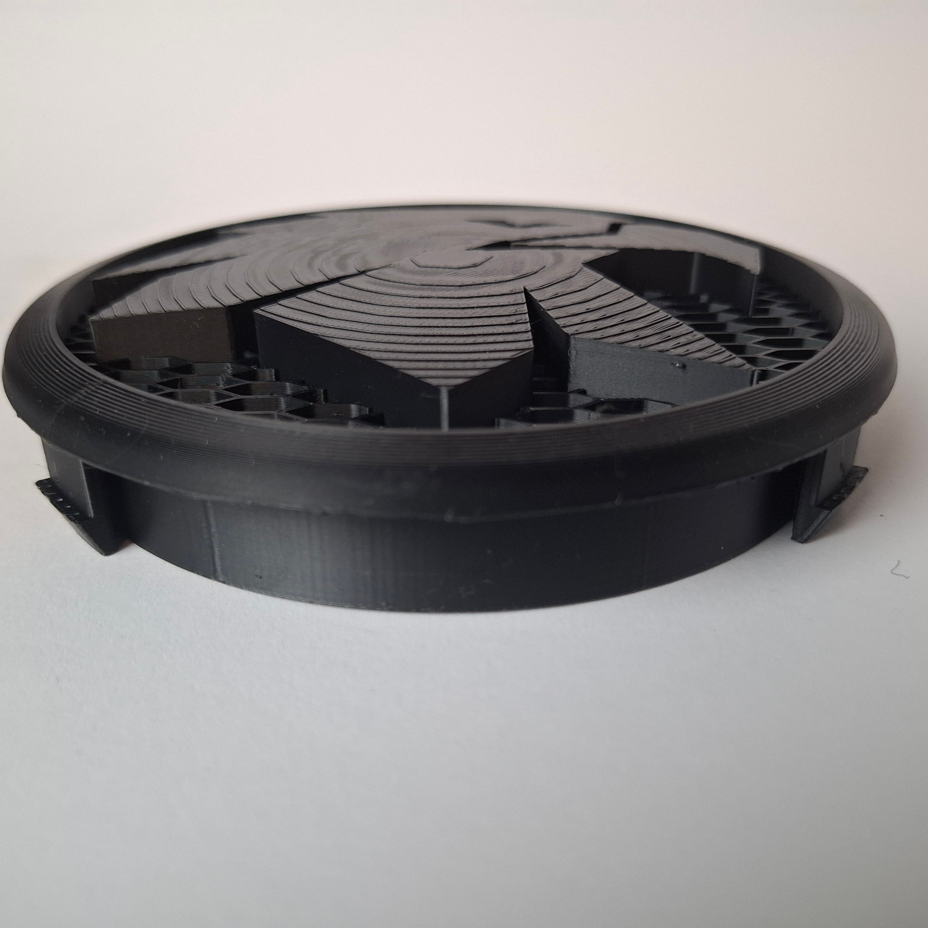 Custom Adler Emblem VW kompatibel Clip-System Detailansicht