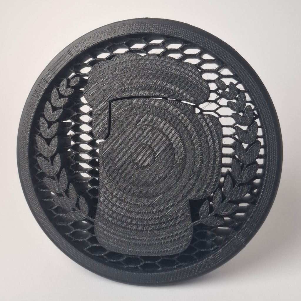 VW Kühlergrill Emblem Bierkrug 3D Druck Frontansicht